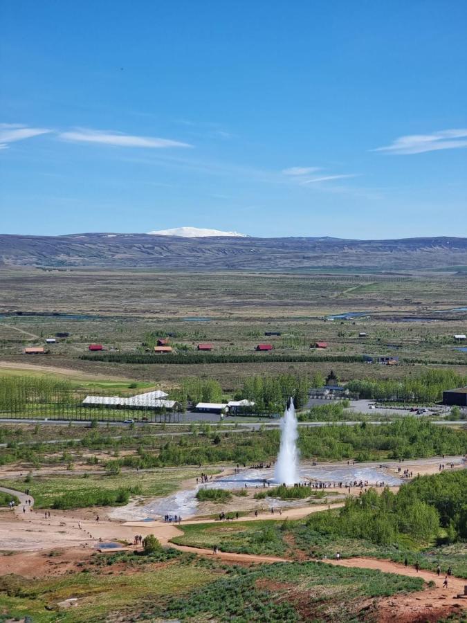 Golden Circle Cabin, Hot Tub Villa Гейсир Екстериор снимка