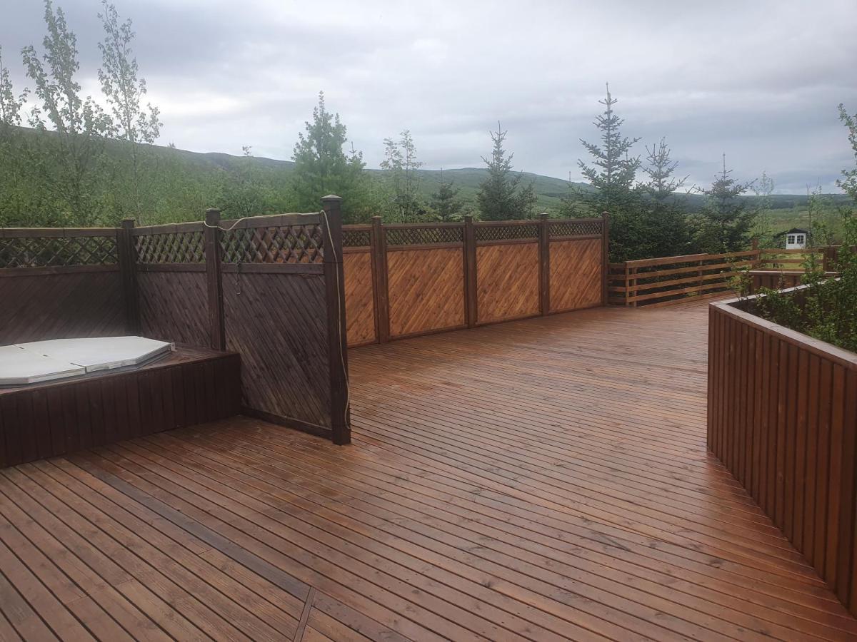 Golden Circle Cabin, Hot Tub Villa Гейсир Екстериор снимка